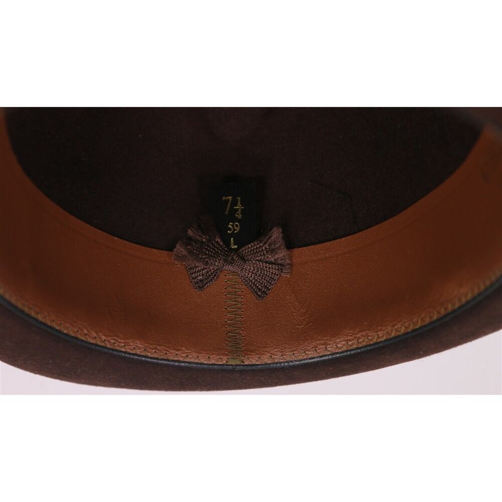 Christys London Hand Made 100% Fine Fur Wool Felt Fedora Hat 7 1/4 - 59 cm - Picture 9 of 10